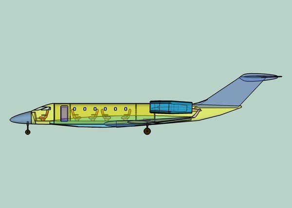 dwg cessna citation jet assembly - Cessna Citation TEN Assembly Model by RodgerSaintJohn